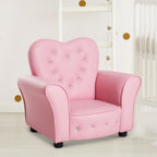  Kids Toddler Chair Sofa Children Armchair Seating Relax Playroom Seater Girl Princess Pink