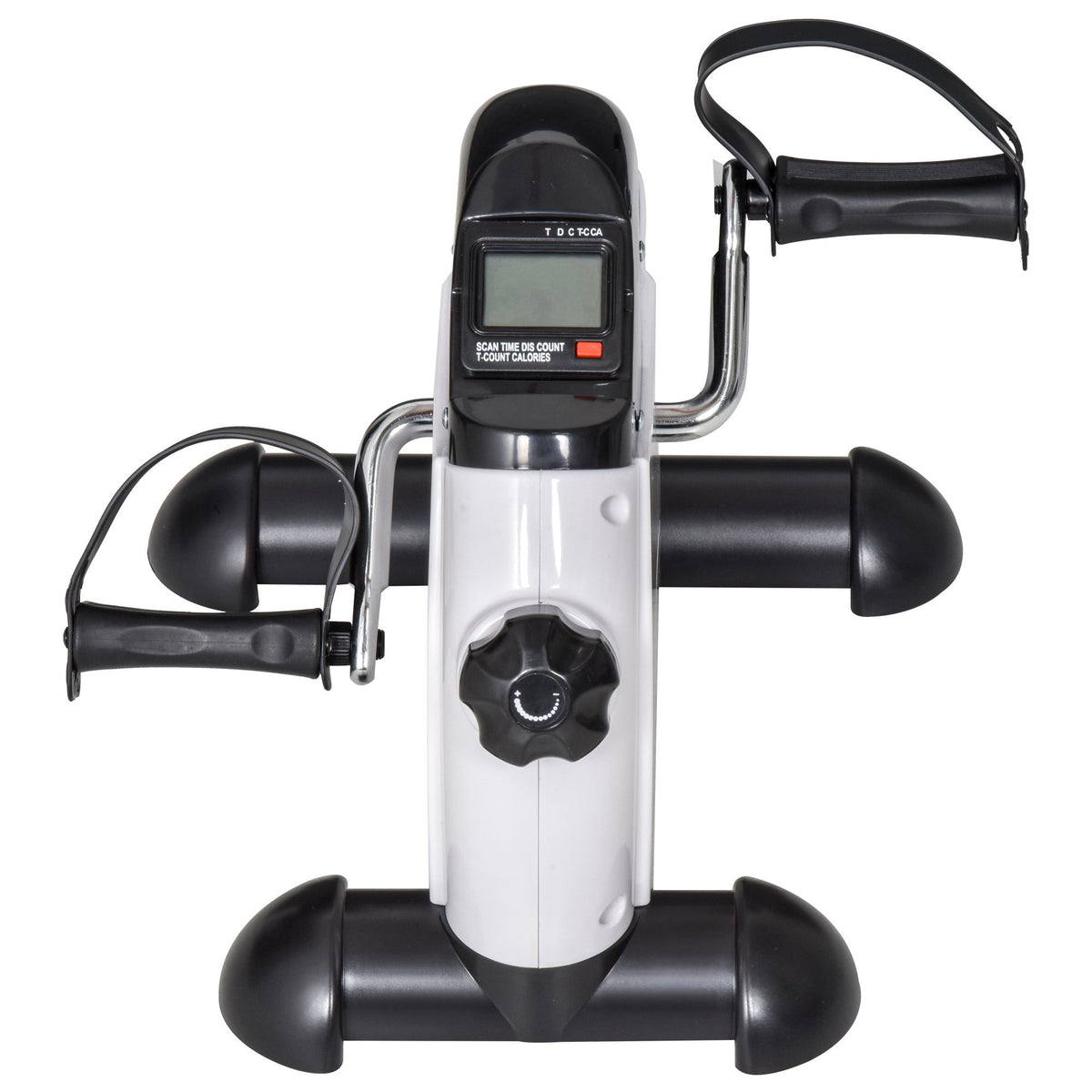 Portable Mini Exercise Bike Fitness Training Adjustable Knob for Leg & Arm W/LCD Display