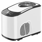 Eismaschine ohne Vorfrieren mit eingebautem Kompressor, 1,5L, Weiß