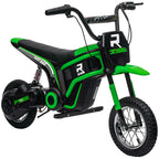 Elektro-Kindermotorrad, 24V Motor, einstellbare Geschwindigkeit, Musik & Lichter, Gr¨¹n
