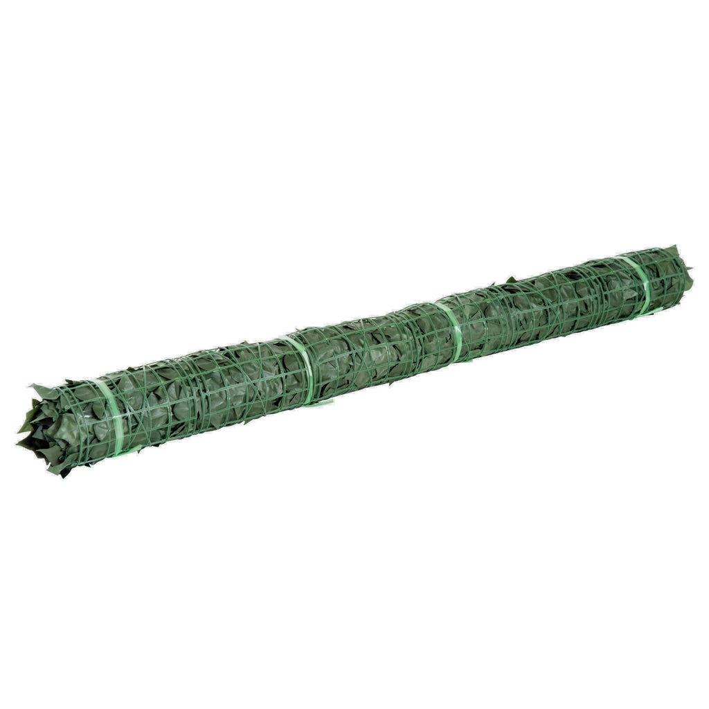 240 cm Artificial Leaf Screen - Green