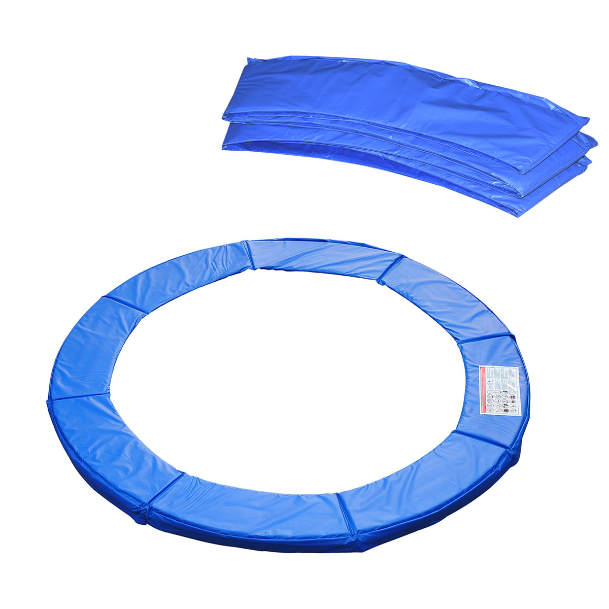 10FT Trampoline Pad, Φ305cm Trampoline Accessories Surround Safety Pad Foam Padding Pads Replacement Spare, Blue
