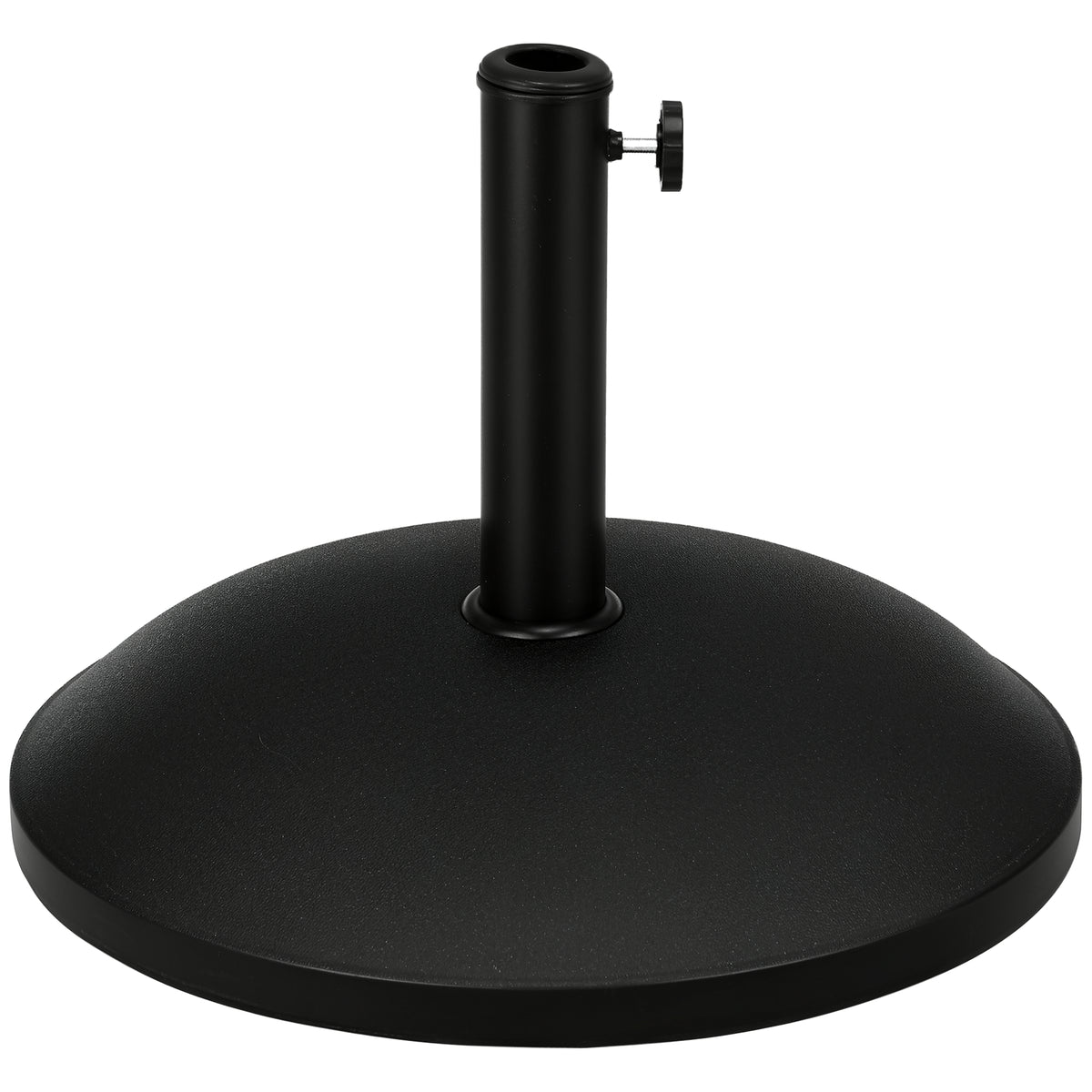 Schirmst?nder, Sonnenschirmst?nder, 3 Adapter, verstellbar, Zement, 25 kg, Schwarz