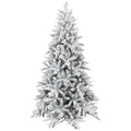 Weihnachtsbaum 180 cm, schneebedeckt, flammhemmend, Metallfuß, formbare Äste, Grün