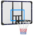 Basketballkorb, universelle Wandhalterung, reißfestes Netz, rostfreier Stahlrahmen, 113 x 61 x 73 cm