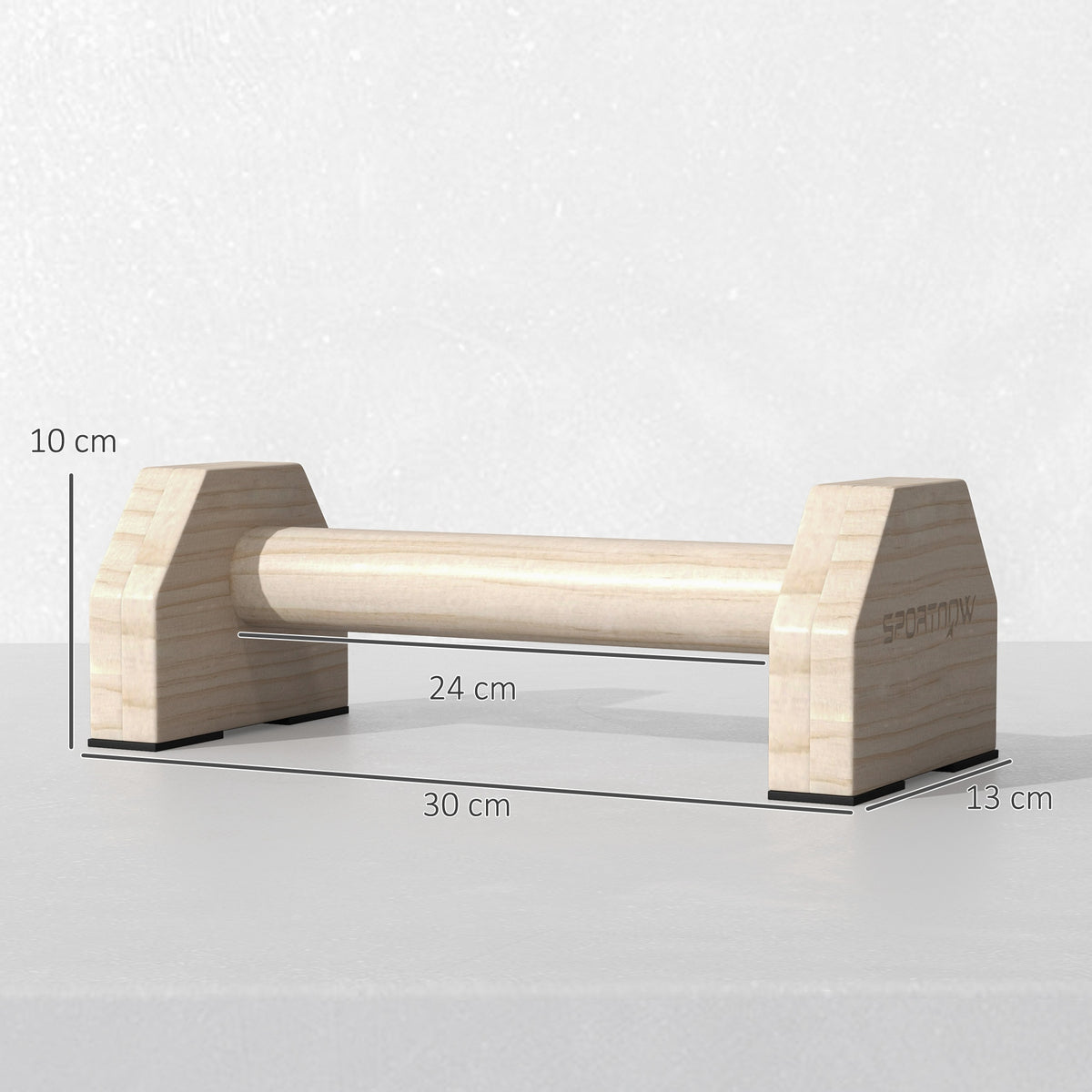 Wooden Parralletes Bars, Push Up Handles with Non-Slip Base, Calisthenics Equipment, for Home Gym, Training