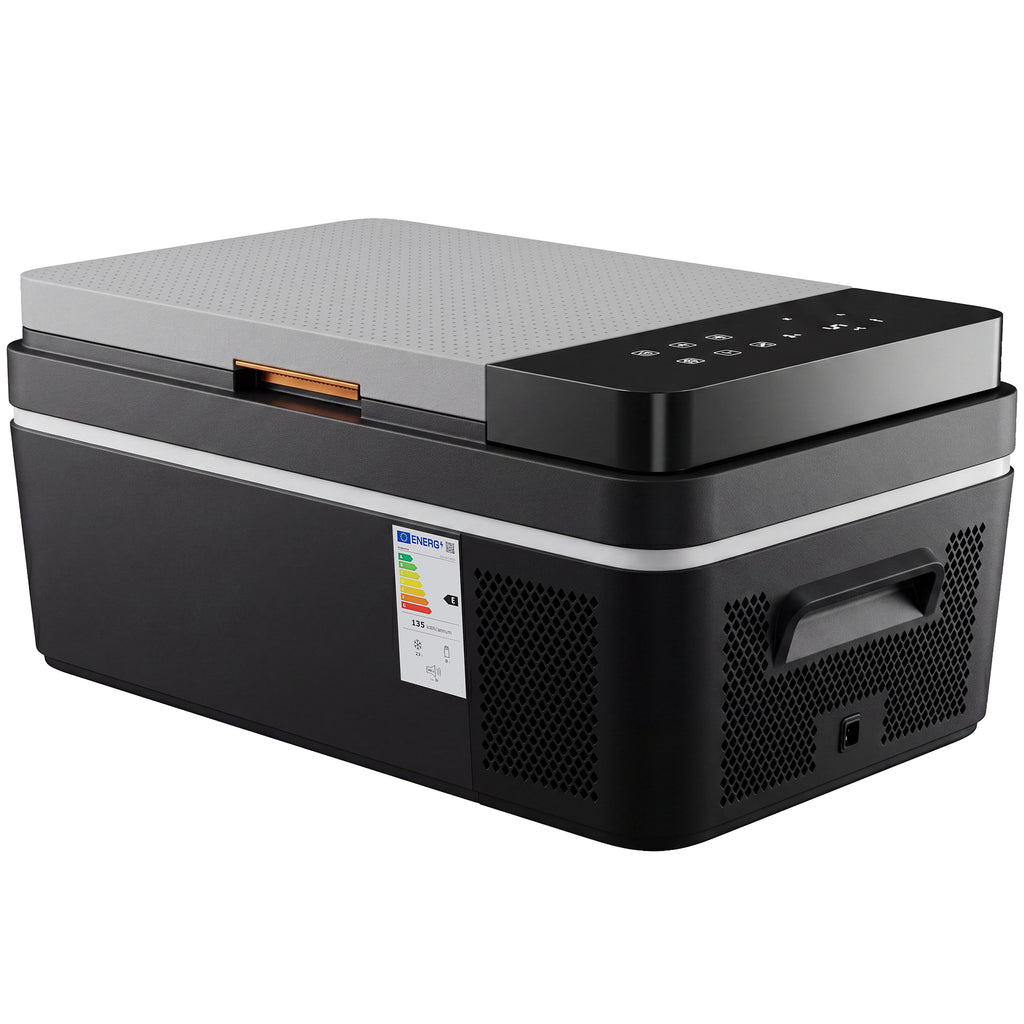 Kompressor Kühlbox 20L -20℃-20℃ Elektrische Kühlbox mit APP-Steuerung LED-Leuchten USB Anschluss Batterieschutz