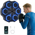 Musikboxmaschine, Bluetooth-Boxgerät, Wandmontage, 9 Geschwindigkeiten und Modi, LED-Lichter, Schwarz