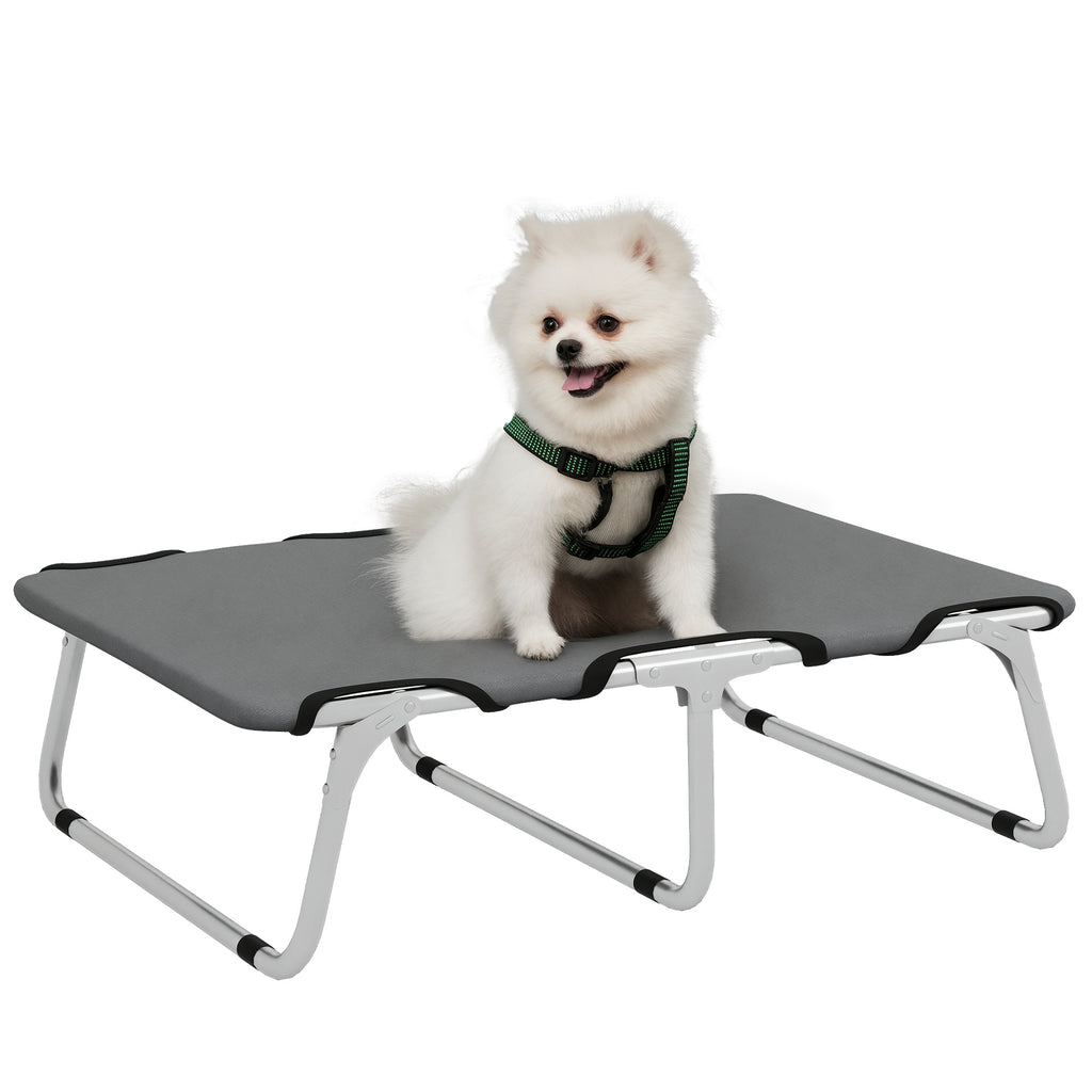 Hundebett, klappbar, robust & komfortabel, bis 10kg, 71x58x20cm, Grau