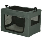 60cm Pet Carrier, with Cushion, for Miniature Dogs - Grey