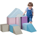 11-Piece Kids Soft Play Set, Foam Block, Toys for Climbing, Crawling, Blue