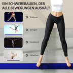 236 cm Klappbarer Schwebebalken für Jugendliche 80kg Blau