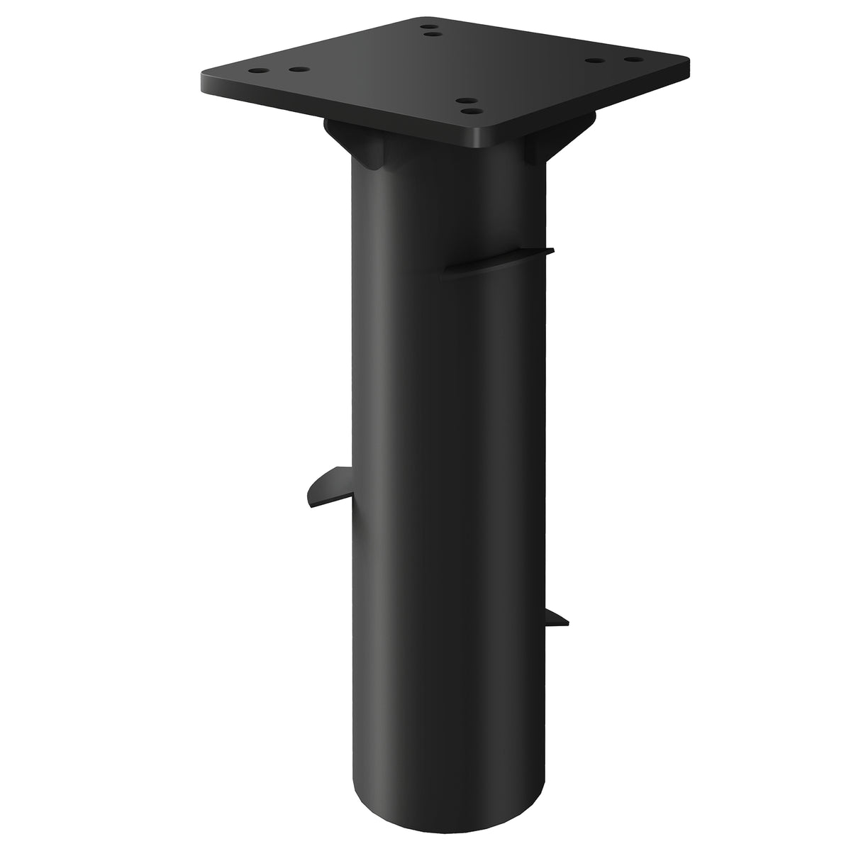 Schirmst?nder, Sonnenschirmbasis, Bodenhalter f¨¹r Sonnenschirme, feste Installation, Metall, Dunkelgrau
