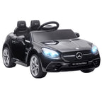 Kinder-Elektroauto, mit LED-Scheinwerfern, Sicherheitsgurt, Hupe, Musik, 3-5 km/h, schwarz, 107 x 62,5 x 44cm