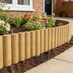 Gartenzaun Zaun aus Holz 176 cm x 30 cm Zaunelemente Hundezaun für Garten Blumenbeete Tierbarriere