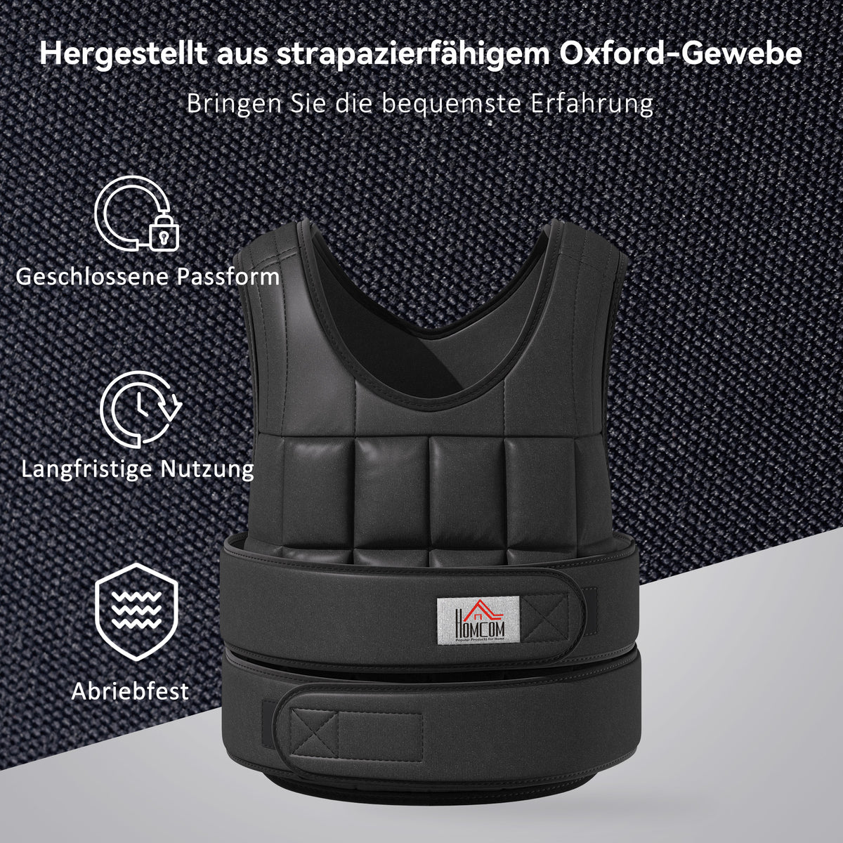 Gewichtsweste 20 KG verstellbare Trainingsweste mit herausnehmenbar Gewichten Klettverschlüsse Laufweste Damen Herren für Muskelaufbau Krafttraining, Laufen, Fitness, Cross Training