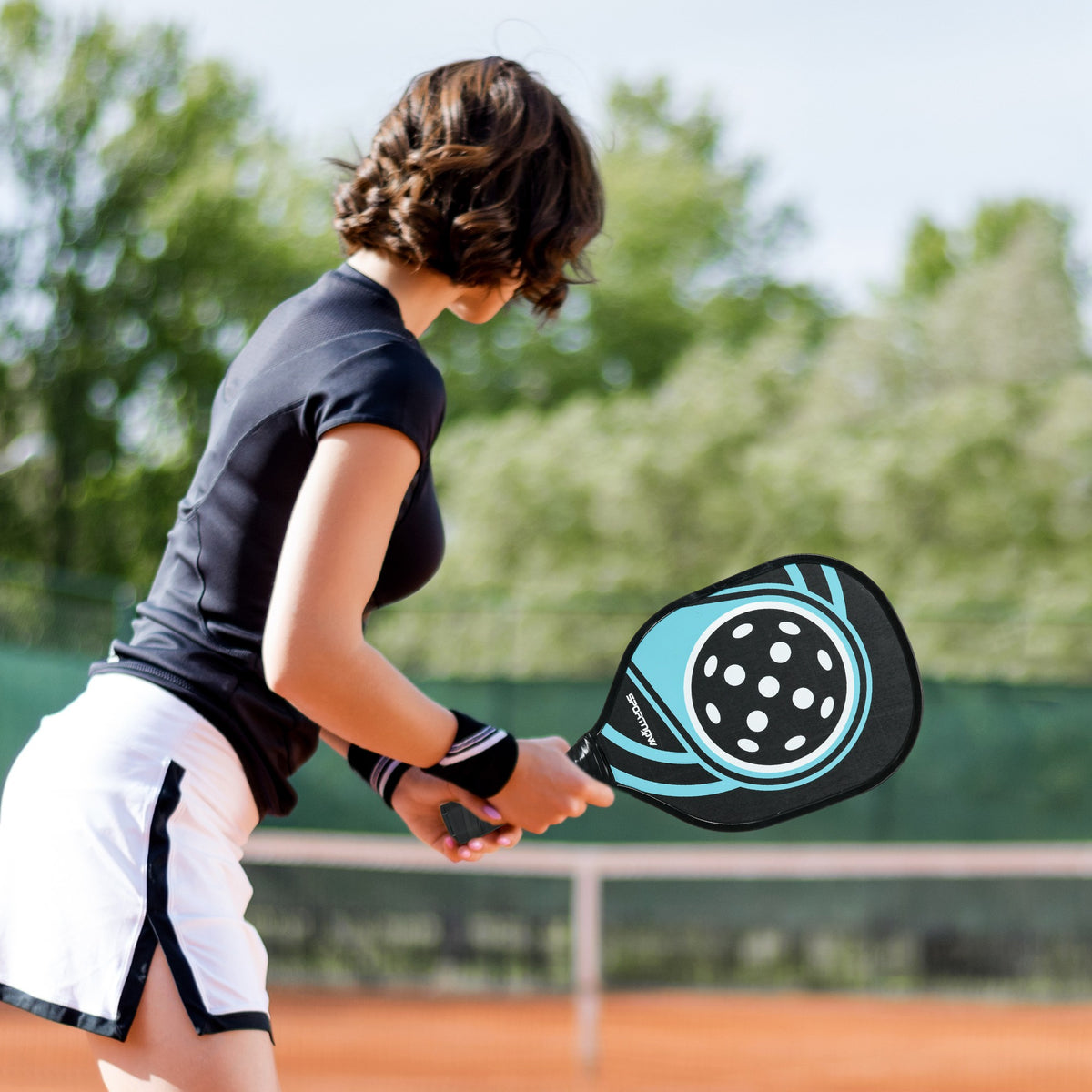 Pickleball Paddles Set mit 4 Schläger für Anfänger Freizeitspieler