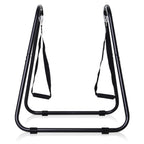 Multifunctional  Dip Stand Power Station Bar with Sling Trainer Strength Workout Home Gym Black