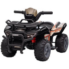 Kinder Quad Elektro 6V Kinderquad mit Vorwärtsfunktion, Musik, Elektro-Quad für Kinder 1,5-3 Jahre Schwarz