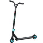 Pro Stunt-Scooter, Tretroller für Freestyle Tricks, Aluminium, Metall, Kunstleder, für Kinder und Erwachsene, Grün