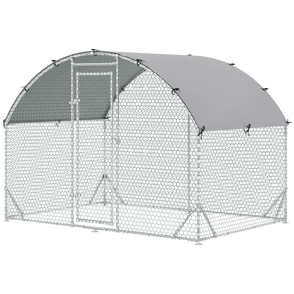 Gehege für Kleintiere, Outdoor-Freilaufgehege für Hühner, Kaninchen, Enten, stabile Konstruktion, Stahl und Oxford-Stoff
