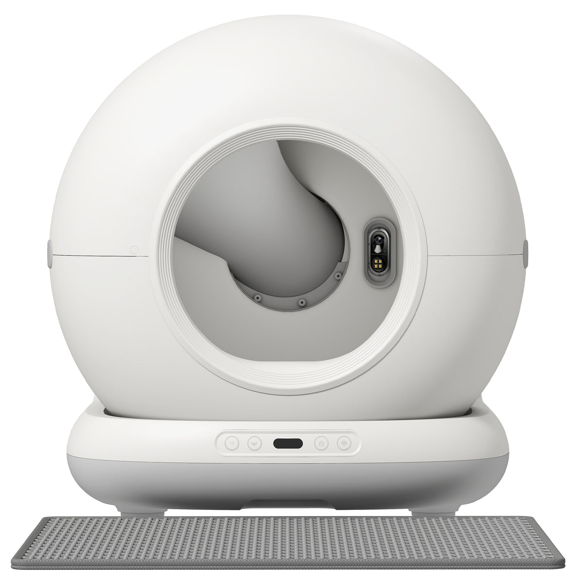 Selbstreinigende Katzentoilette, XL 72L Katzenklo Selbstreinigend mit HD-Kamera, App-Steuerung Müllbeutel, für 1-12 kg