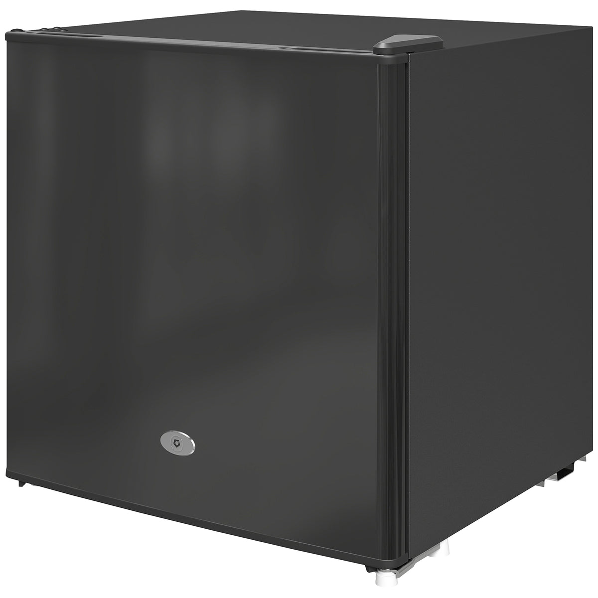 Mini-Gefrierschrank 35 L Gefrierbox elektrisch freistehend 45 W Mini Gefriertruhe 47 x 44,2 x 48,8 cm Schwarz