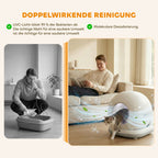 Selbstreinigende Katzentoilette, XL 72L Katzenklo Selbstreinigend mit HD-Kamera, App-Steuerung Müllbeutel, für 1-12 kg