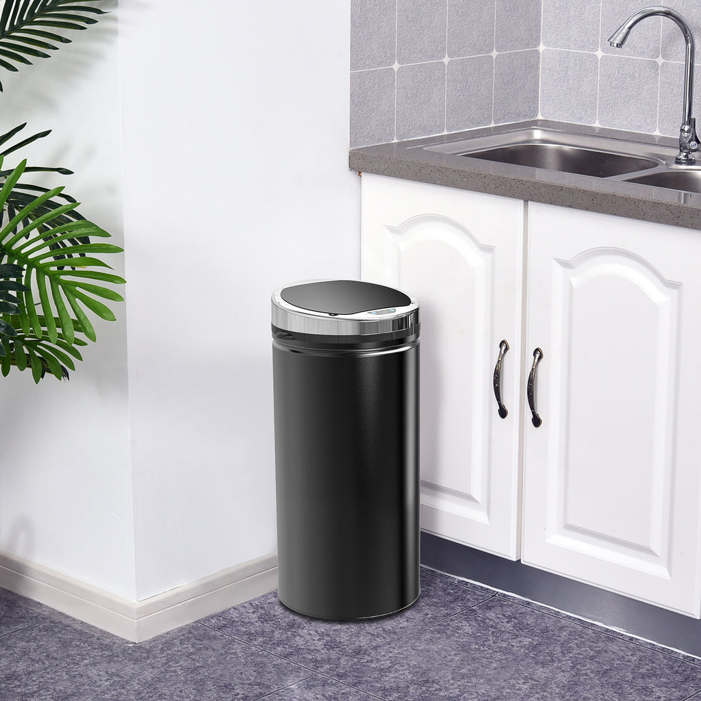 42 L Sensor M¨¹lleimer, Automatischer Abfalleimer, Rostfreier K¨¹cheneimer mit Infrarotsensor, f¨¹r K¨¹che, Esszimmer