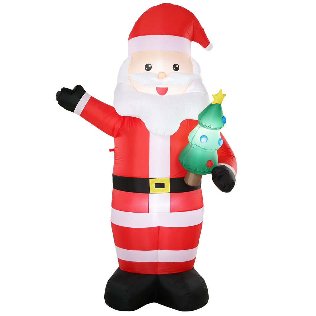 Aufblasbarer Weihnachtsmann, 2,43 m, für Innen und Außen