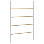Chicken Perch for Coop, Wooden and Galvanised Steel Roosting Bar Jungle Gym, Chicken Roosting Ladder for Backyard Farm