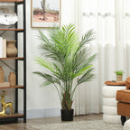 K¨¹nstliche Palme gro? 120cm Kunstpflanze, Plastik K¨¹nstliche Pflanzen im Topf f¨¹r Wohnzimmer B¨¹ro