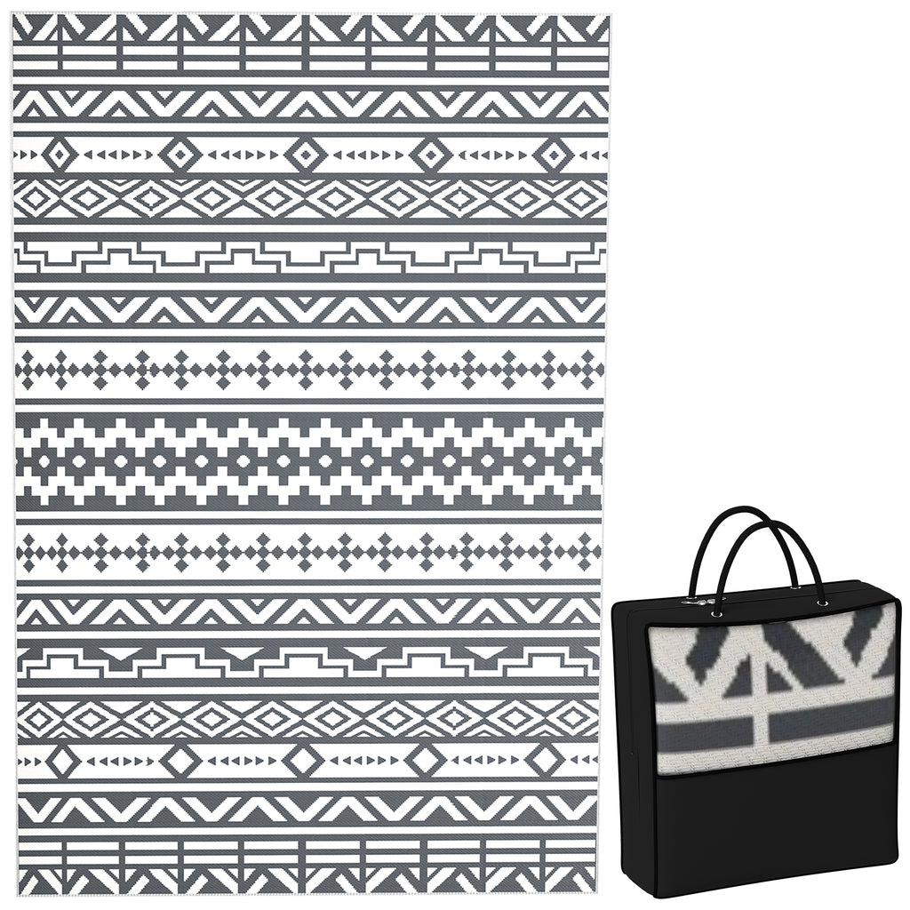 Outdoor Teppich robuster Wetterfest Outdoorteppich, Carpet mit Boho-Style, Outdoor-Teppich f¨¹r Wohnzimmer Balkon