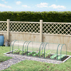 350 x 100 cm Low Tunnel Greenhouse - Clear