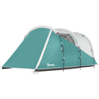 Three-Man, 3000mm Water-Resistant Two-Room Tunnel Tent - Green