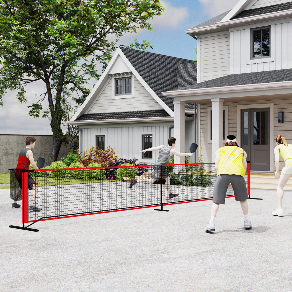 Pickleball-Netz tragbares Set, 6,7 m Pickleball-System mit Netz