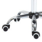 Cosmetic Stool 360° Rotate Height Adjustable Salon Massage Spa Chair Hydraulic Rolling Faux Leather Saddle Stool, Grey