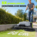 Kehrmaschine manuell 68 cm Kehrbreite 24 L Schmutzbehälter