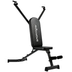 Hantelbank klappbar Trainingsbank mit Beinstrecker 3-Fach Rückenlehne, 3 Widerstandsstufe 300 kg Last