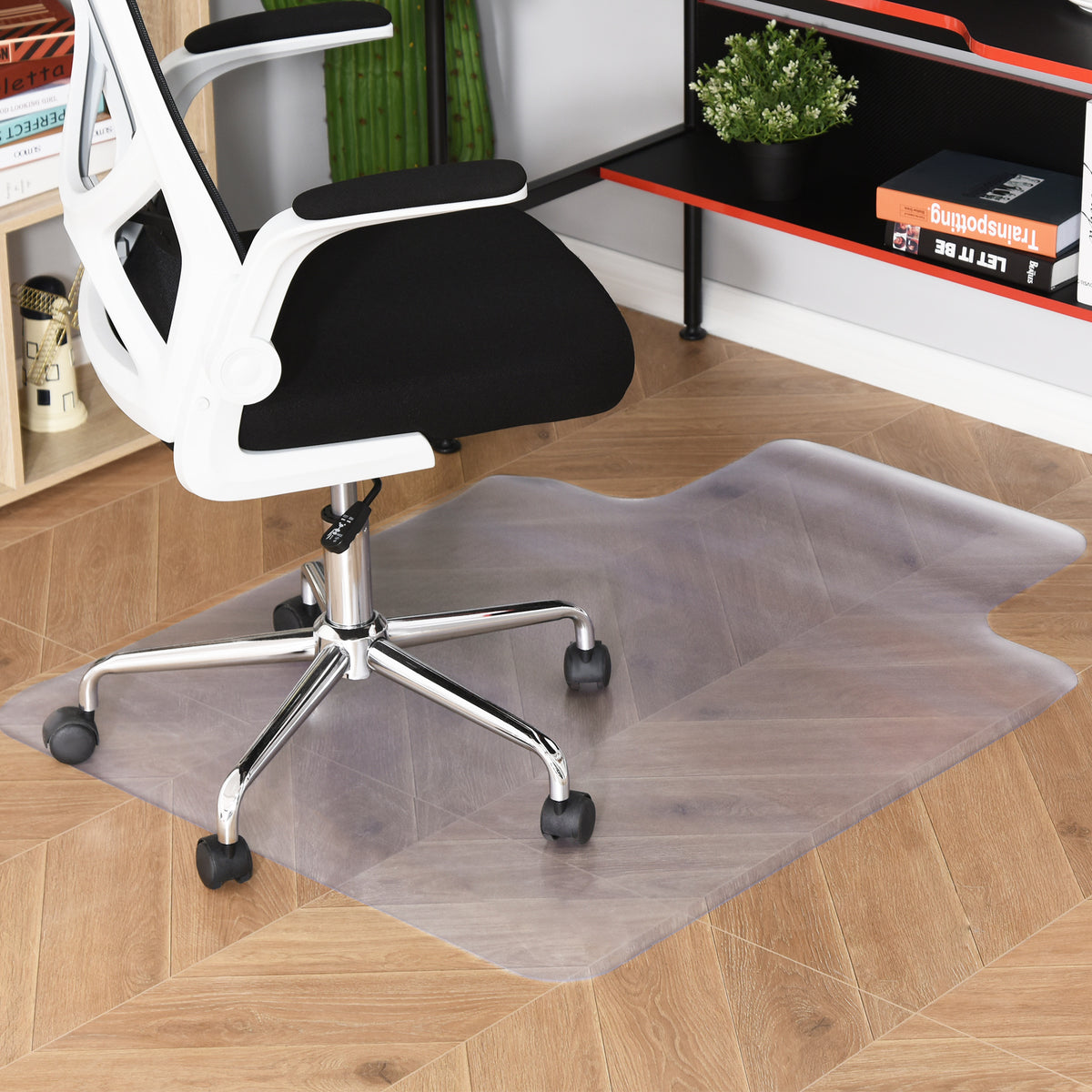 Office Hard Wood Floor Protector Chair Mat Non Slip Chairmat Frosted lipped