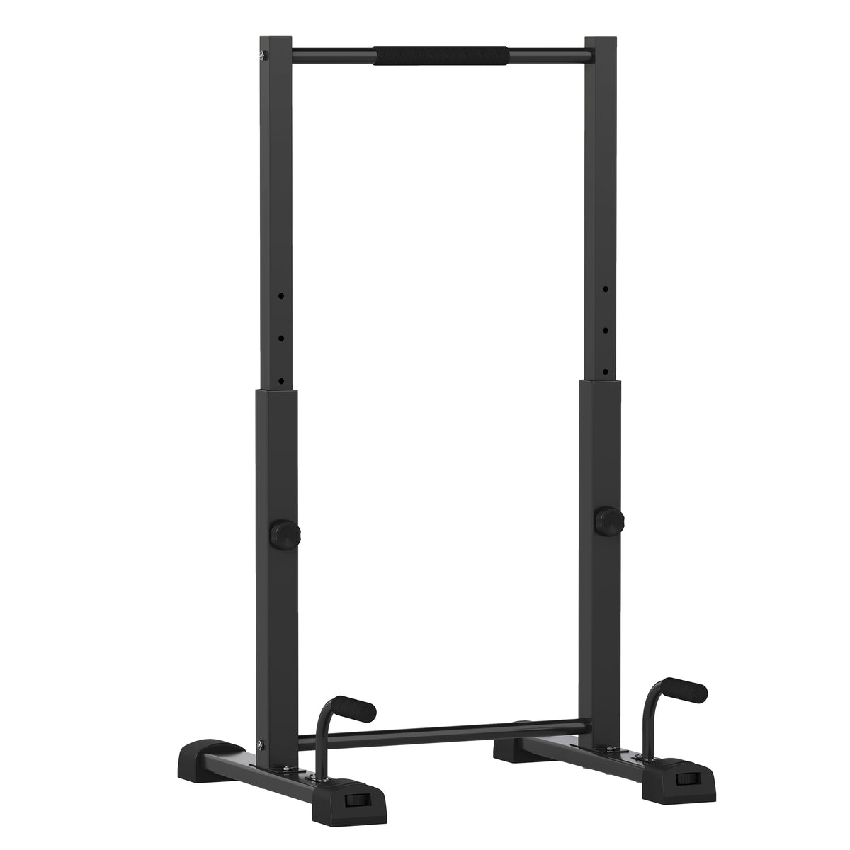 Dip-Station, Liegest¨¹tz-St?nder, 93-117 cm h?henverstellbar, 540 kg Belastbarkeit, Ganzk?rper-Training, Schwarz