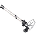 Aluminium Folding Hand Truck Trolley, Heavy Duty Foldable Sack Cart with Adjustable Telescoping Handle, 70KG Load Capacity