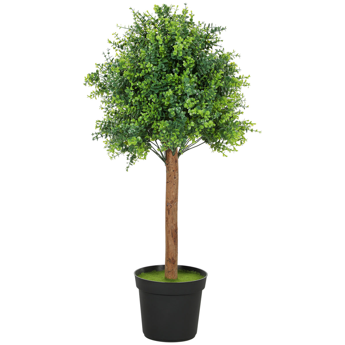 K¨¹nstliche Buchsbaum 90cm Kunstpflanze, Plastik K¨¹nstliche Pflanzen im Topf f¨¹r Wohnzimmer