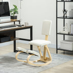 Ergonomischer Kniestuhl, Kniehocker Gesundheitsstuhl für Zuhause, Büro, Meditation Creme