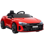 Kinderauto, Elektroauto, Audi-lizenziert, mit Sicherheitsgurt, Fernbedienung, Licht, rot+schwarz, 103 x 58 x 41cm