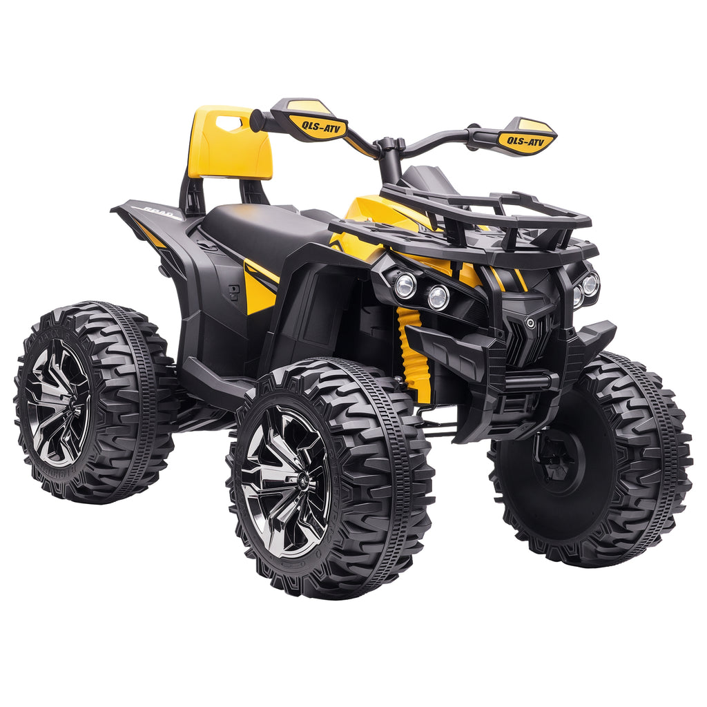 Elektro-Kinderquad, 3-8 km/h, 45 Min. Betriebszeit, LED-Scheinwerfer, Musikplayer mit USB, für Kinder 3 bis 5 Jahre