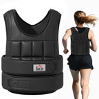 Gewichtsweste 20 KG verstellbare Trainingsweste mit herausnehmenbar Gewichten Klettverschlüsse Laufweste Damen Herren für Muskelaufbau Krafttraining, Laufen, Fitness, Cross Training