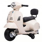 Elektro Motorrad Kinder Mini Vespa GTS 6V Elektromotorrad Weiß