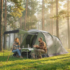 Campingzelt für 3-4 Personen stabil 3000mm wasserdicht Familienzelt mit Schlafkabine Vorraum Wohnbereich Grün