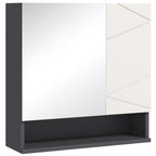 Badezimmerschrank, Spiegelt¨¹r, verstellbare Regale, bis zu 15 kg belastbar, Wei?